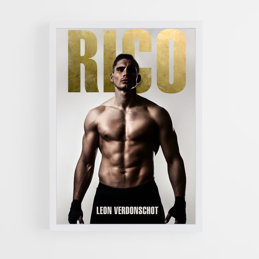 Poster Le Roi de la Frappe – affiche Kick-boxing (vue 3)